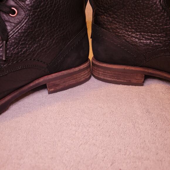 UGG Brompton 1008087 Mens Black Oxford Chukka Mid Leather Boots US 10.5 - Picture 8 of 9